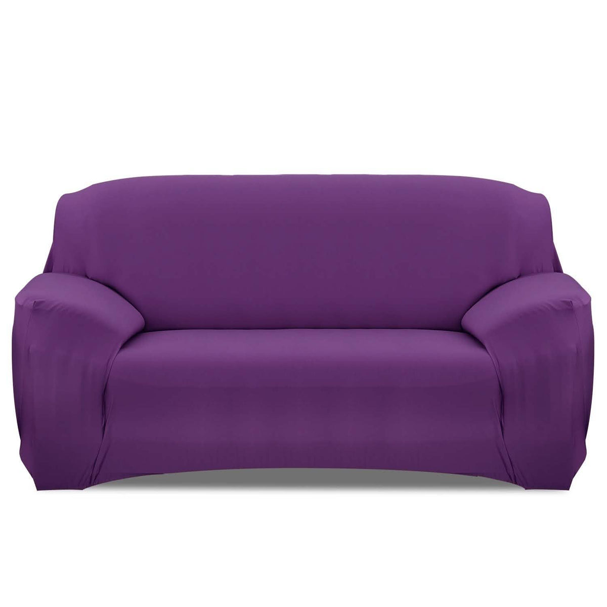 Printed Stretch Sofa Cover Sofa Purple Furniture & Decor - Tophatter Daily Deals