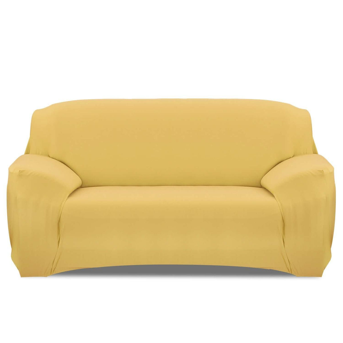 Printed Stretch Sofa Cover Sofa Yellow Furniture & Decor - Tophatter Daily Deals