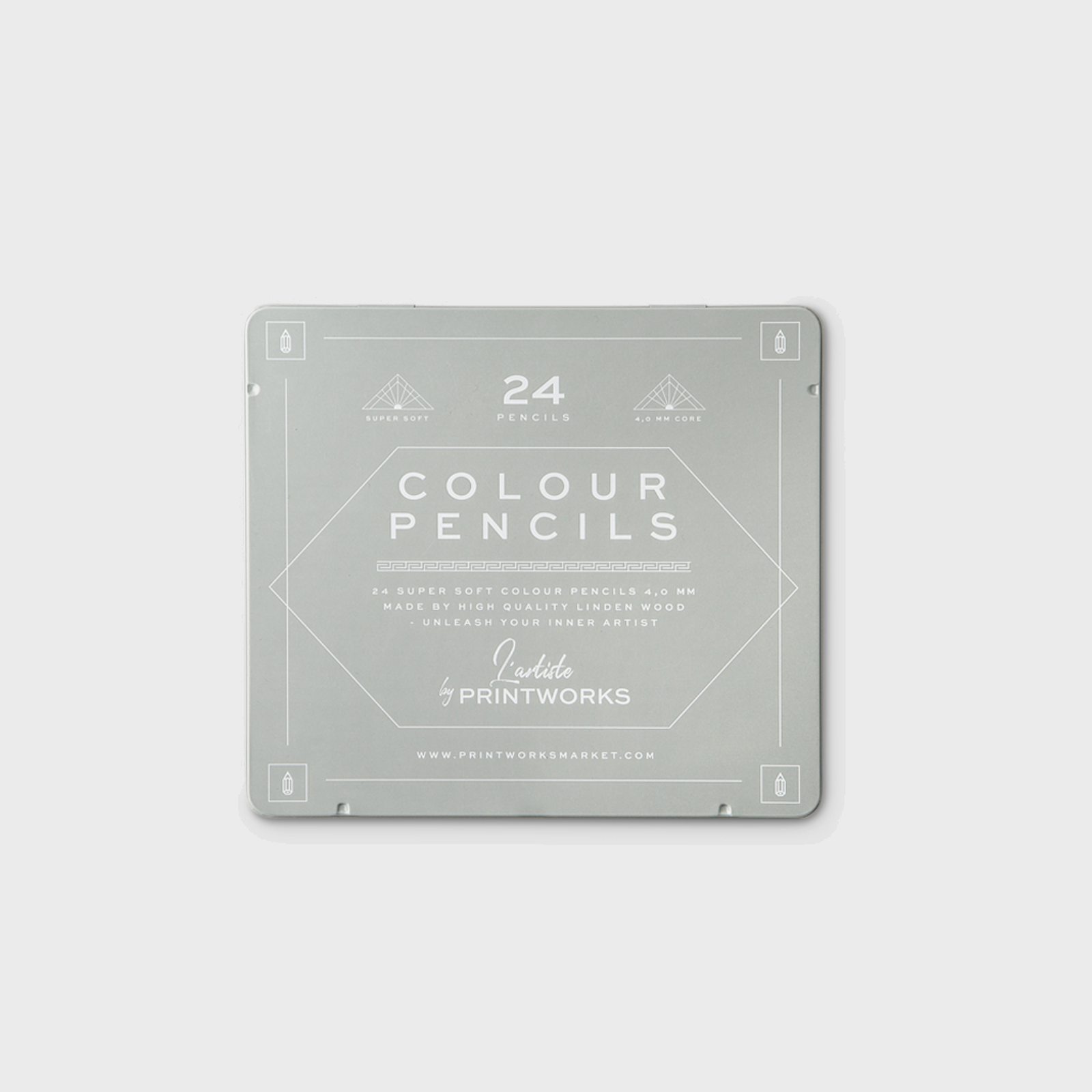 Colour pencils - Classic (24-set) - Tophatter Daily Deals