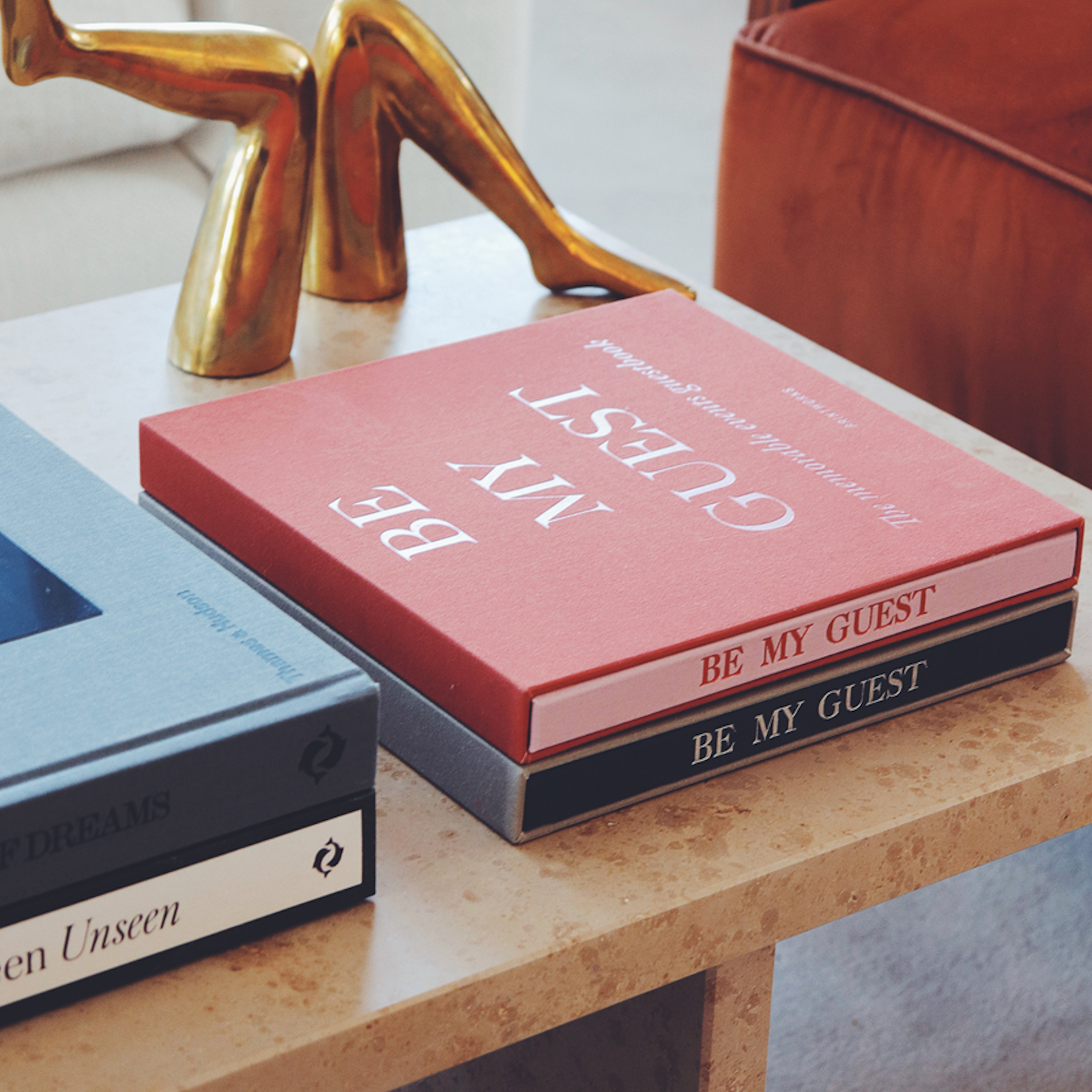 Guest Book (Rust/Pink) - Tophatter Daily Deals