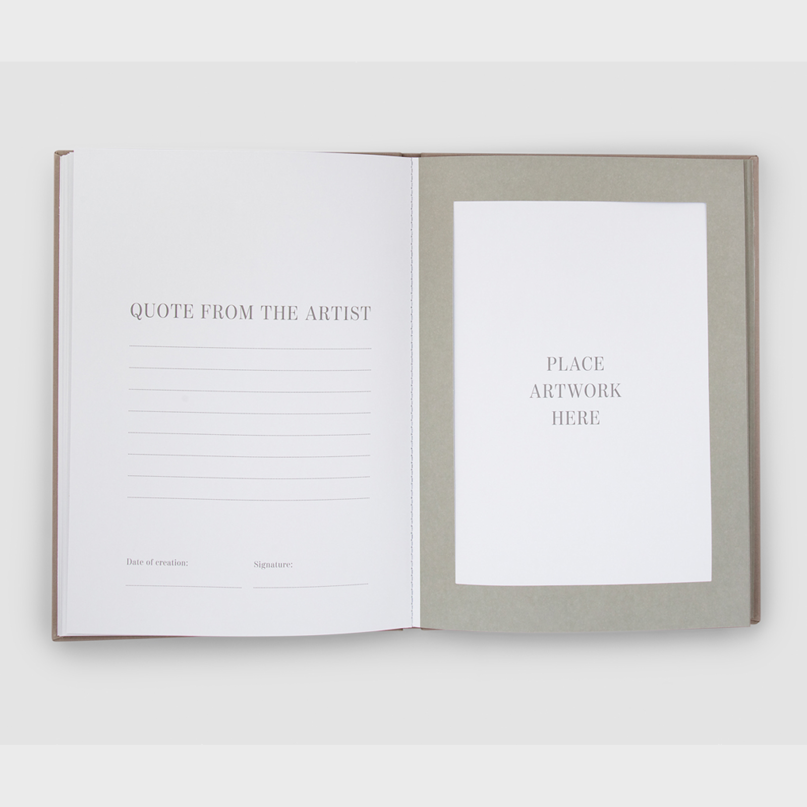 Frame Book - Great Art (Beige) - Tophatter Daily Deals