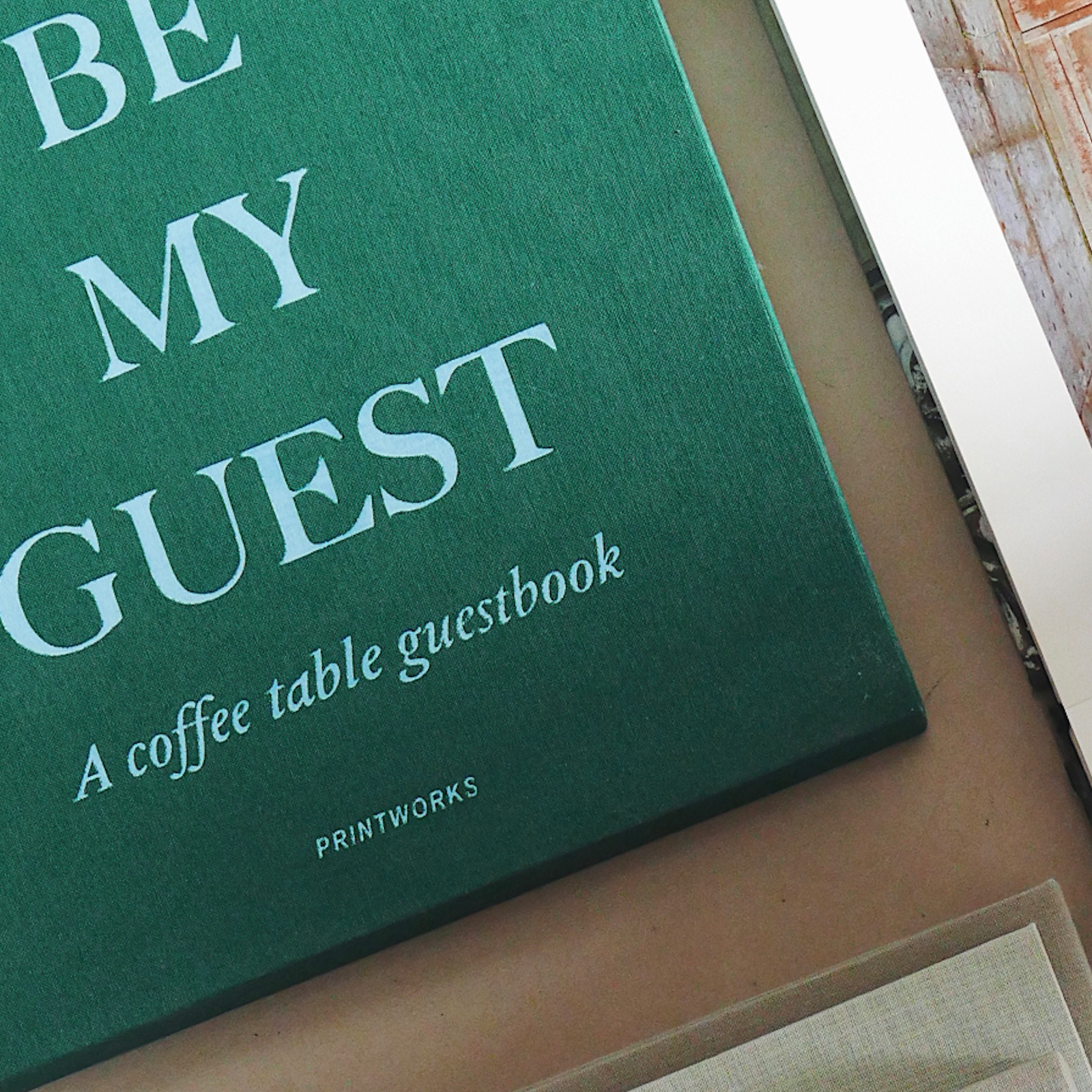 Guest Book (Green/Blue) - Tophatter Daily Deals