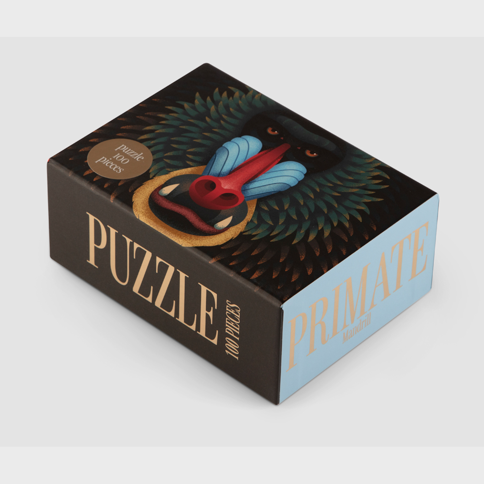 Puzzle – Primate, Mandrill (100 pieces) - Tophatter Daily Deals