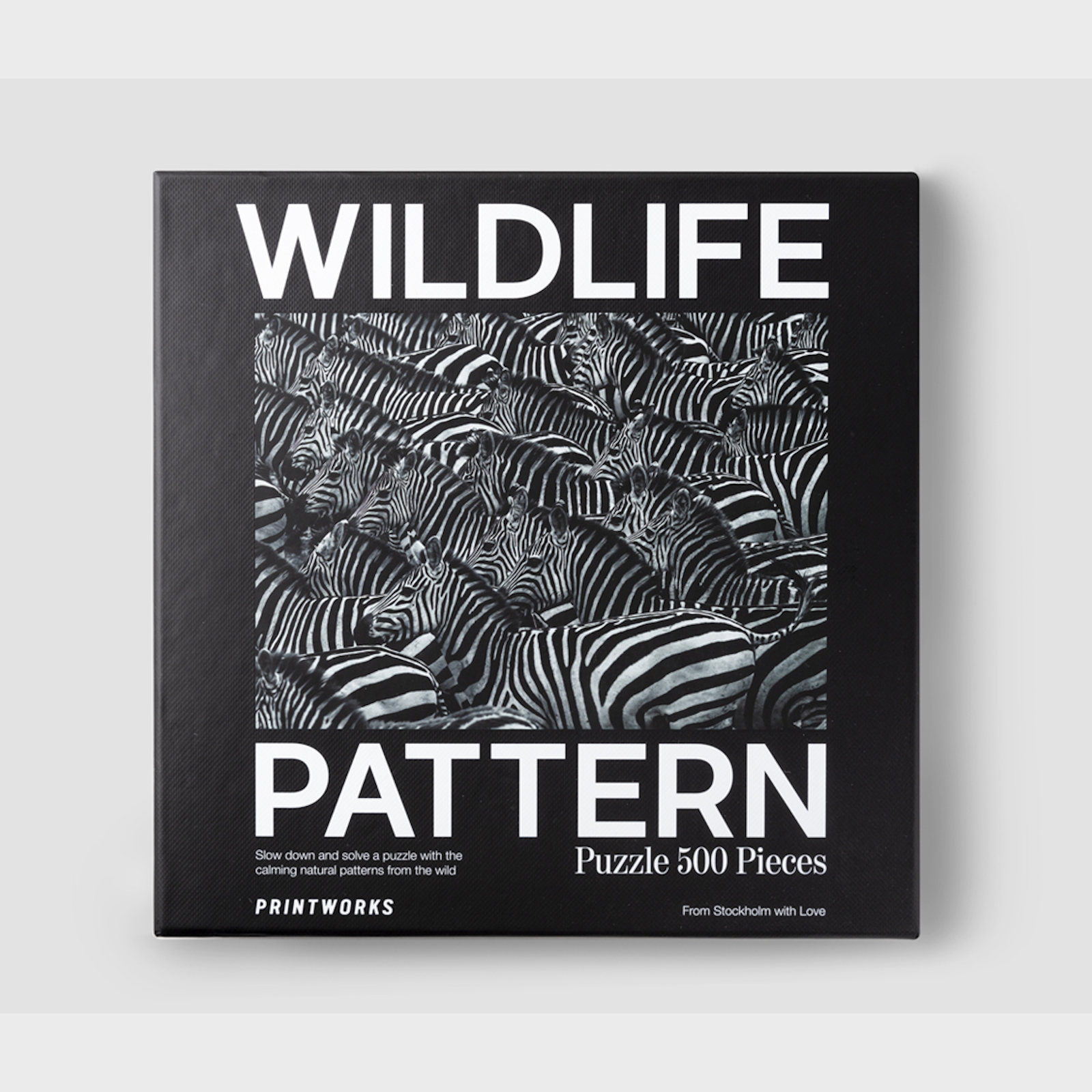 Puzzle - Wildlife Pattern, Zebra (500 pieces) - Tophatter Daily Deals