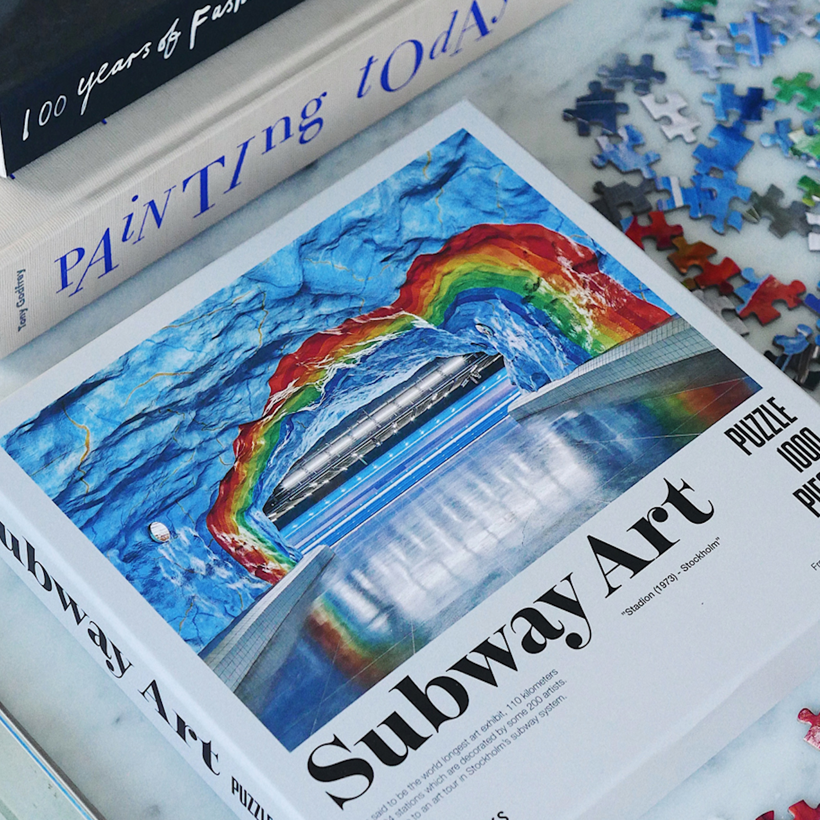 Puzzle - Subway Art, Rainbow - Tophatter Daily Deals