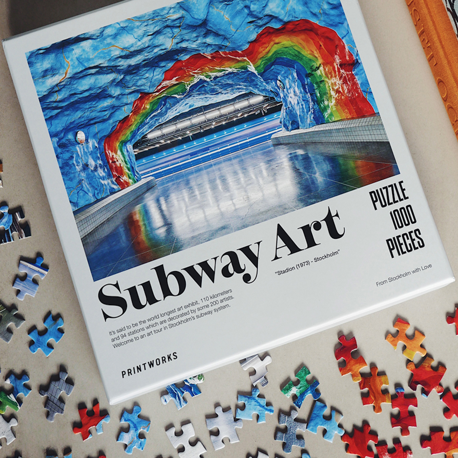 Puzzle - Subway Art, Rainbow - Tophatter Daily Deals