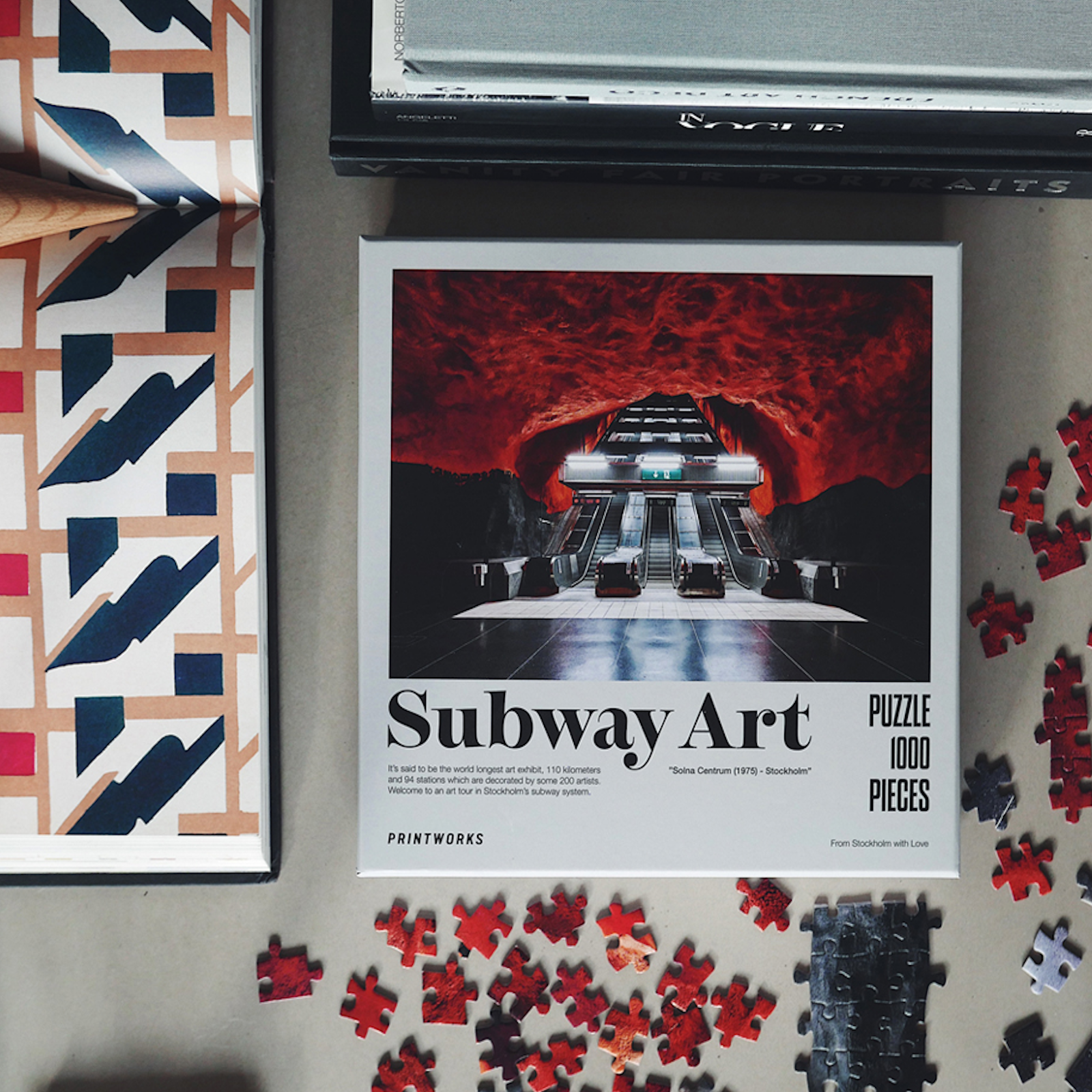 Puzzle - Subway Art, Fire - Tophatter Daily Deals