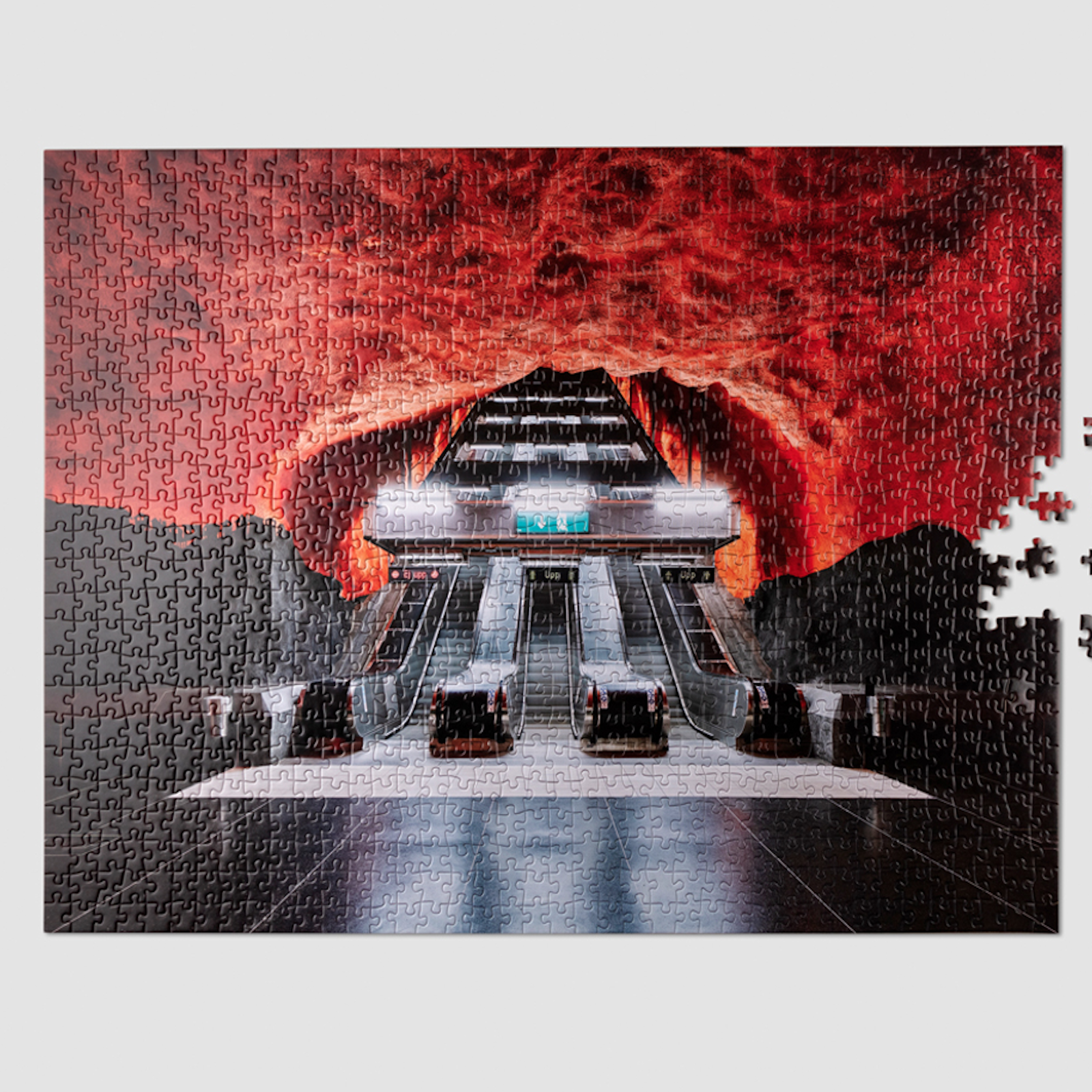 Puzzle - Subway Art, Fire - Tophatter Daily Deals