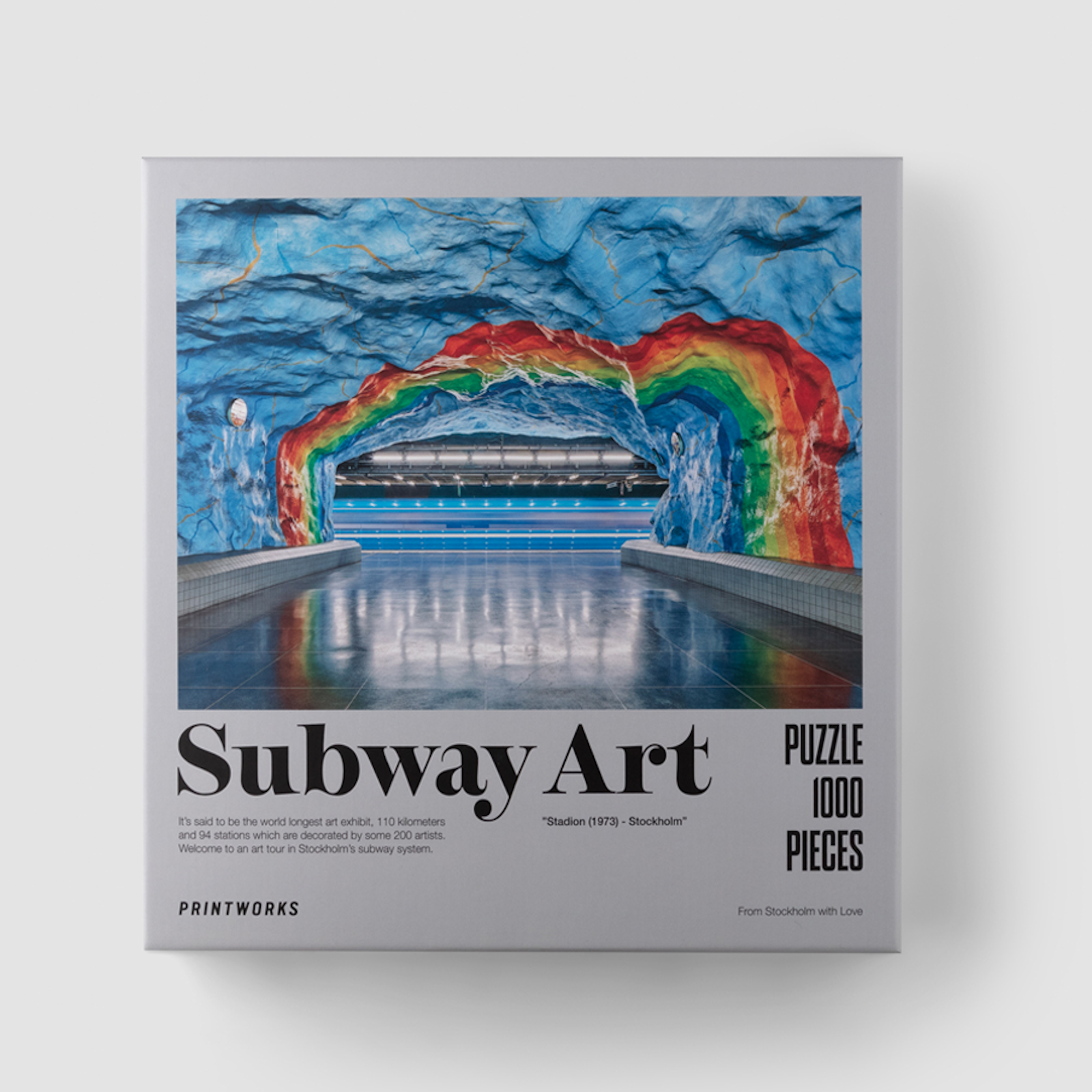 Puzzle - Subway Art, Rainbow - Tophatter Daily Deals