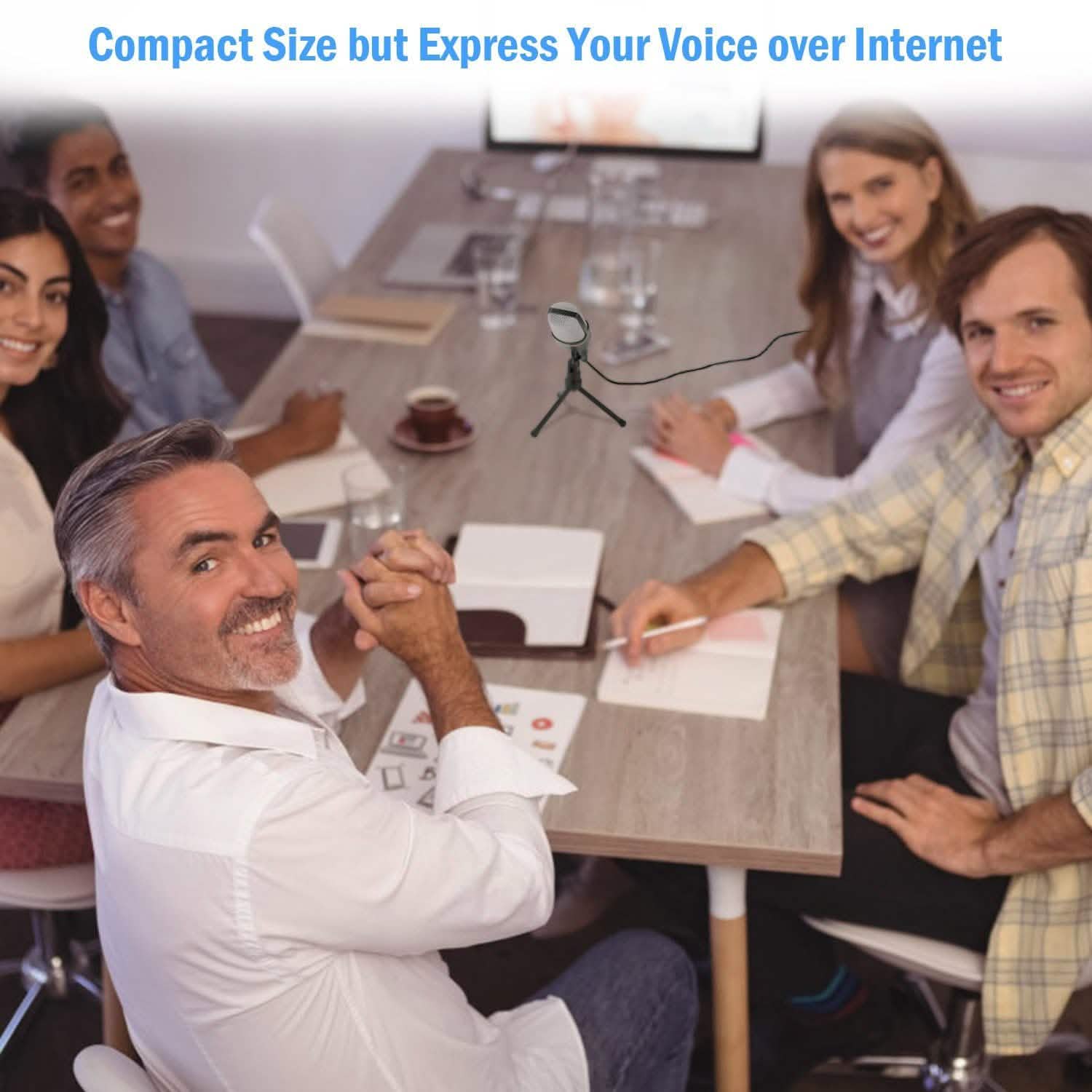 Pro Condenser Microphone with Tripod Audio Accessories - Tophatter Daily Deals