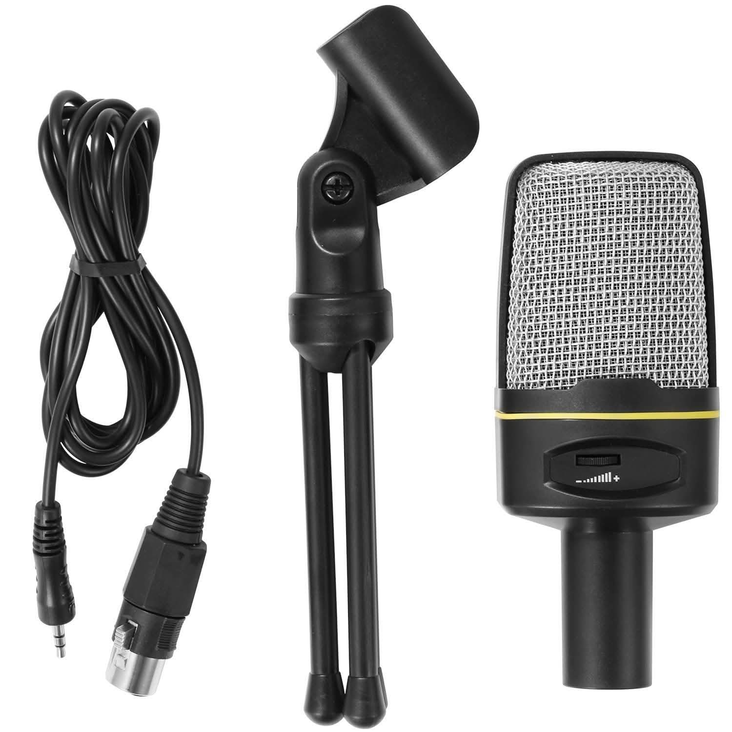 Pro Condenser Microphone with Tripod Audio Accessories - Tophatter Daily Deals