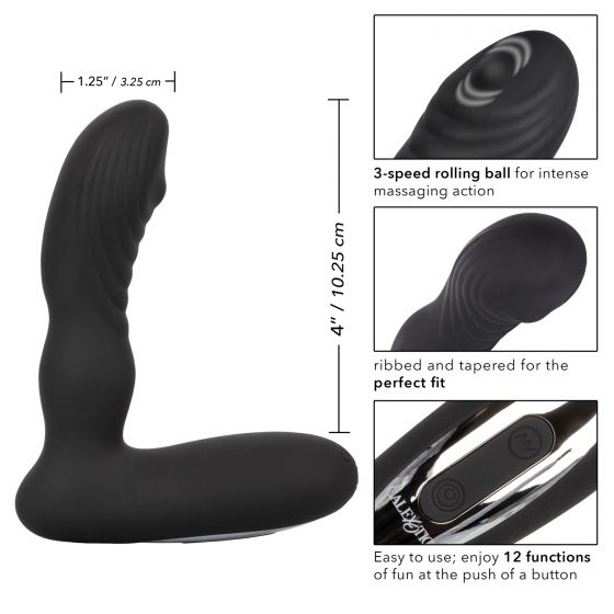 Eclipse Roller Ball Probe in Black Anal Sex Toys - Tophatter Daily Deals