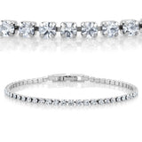 Classic CZ Eternity Bracelet Bracelets - Tophatter Daily Deals