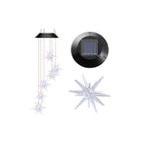 LED Color-Changing Solar Power Ball Wind Chime Outdoor Lighting - Tophatter Daily Deals