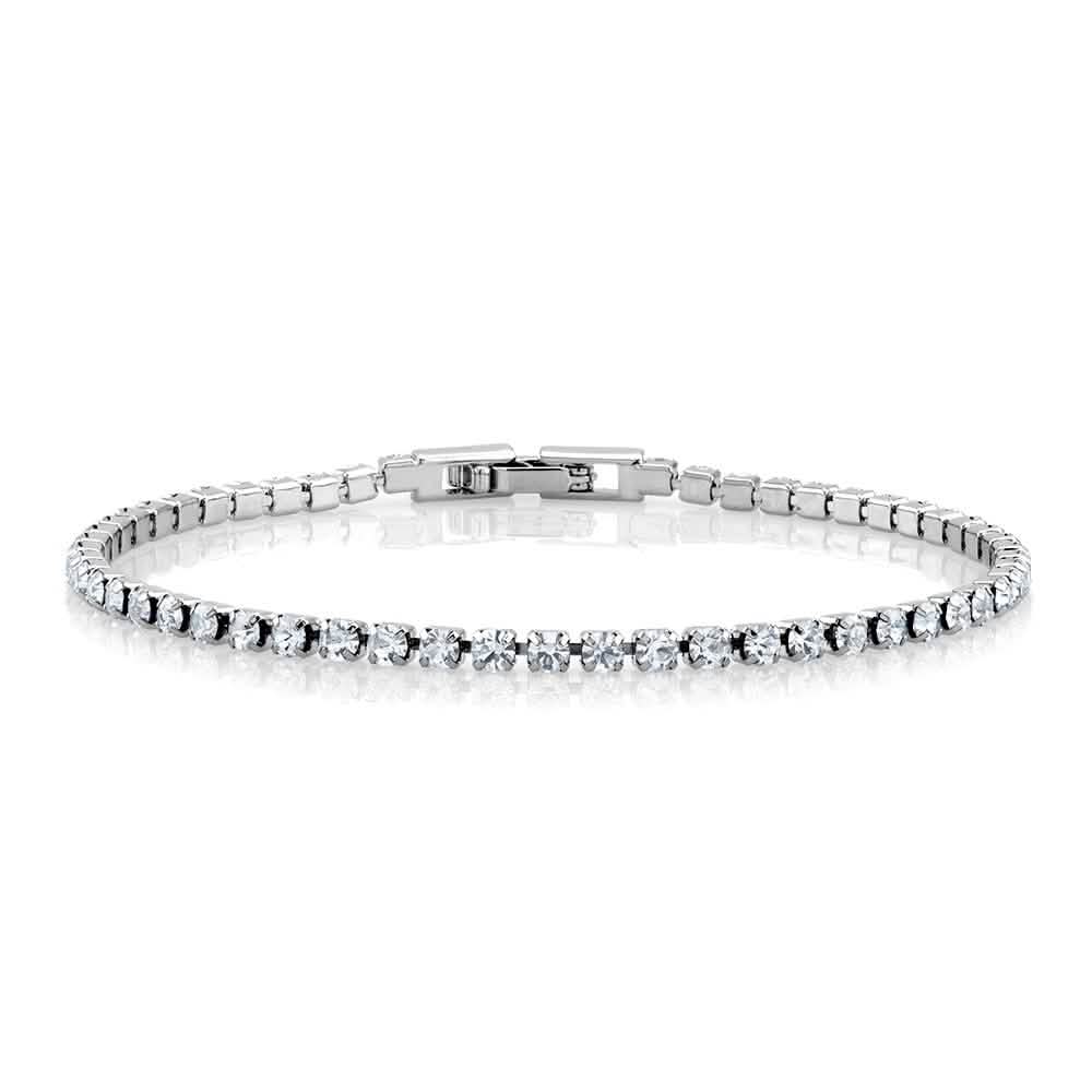 Classic CZ Eternity Bracelet Bracelets - Tophatter Daily Deals
