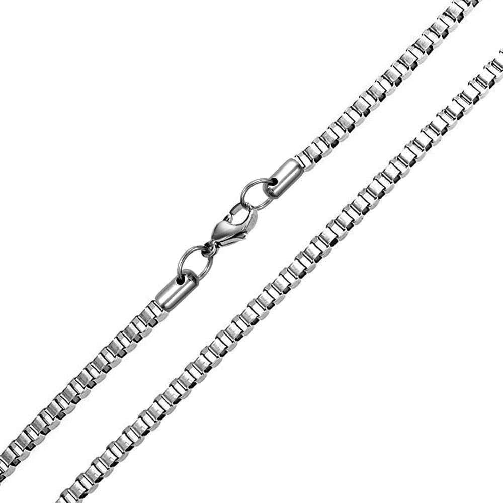 Italian Sterling Silver Necklace — 4 Chain Styles Necklaces - Tophatter Daily Deals