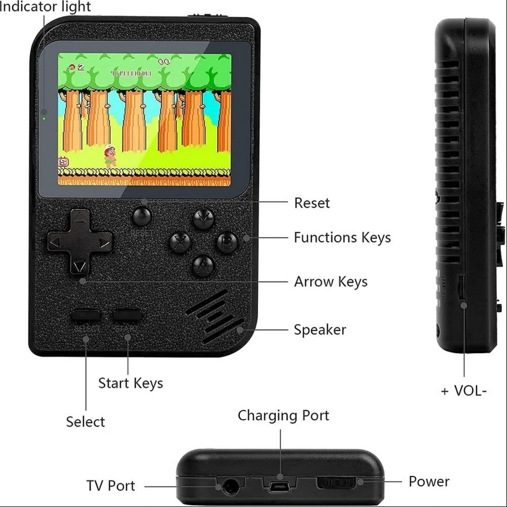 Handheld Game Console with 400 Built-In Games & Controller - 5 Colors Video Games & Consoles - Tophatter Daily Deals