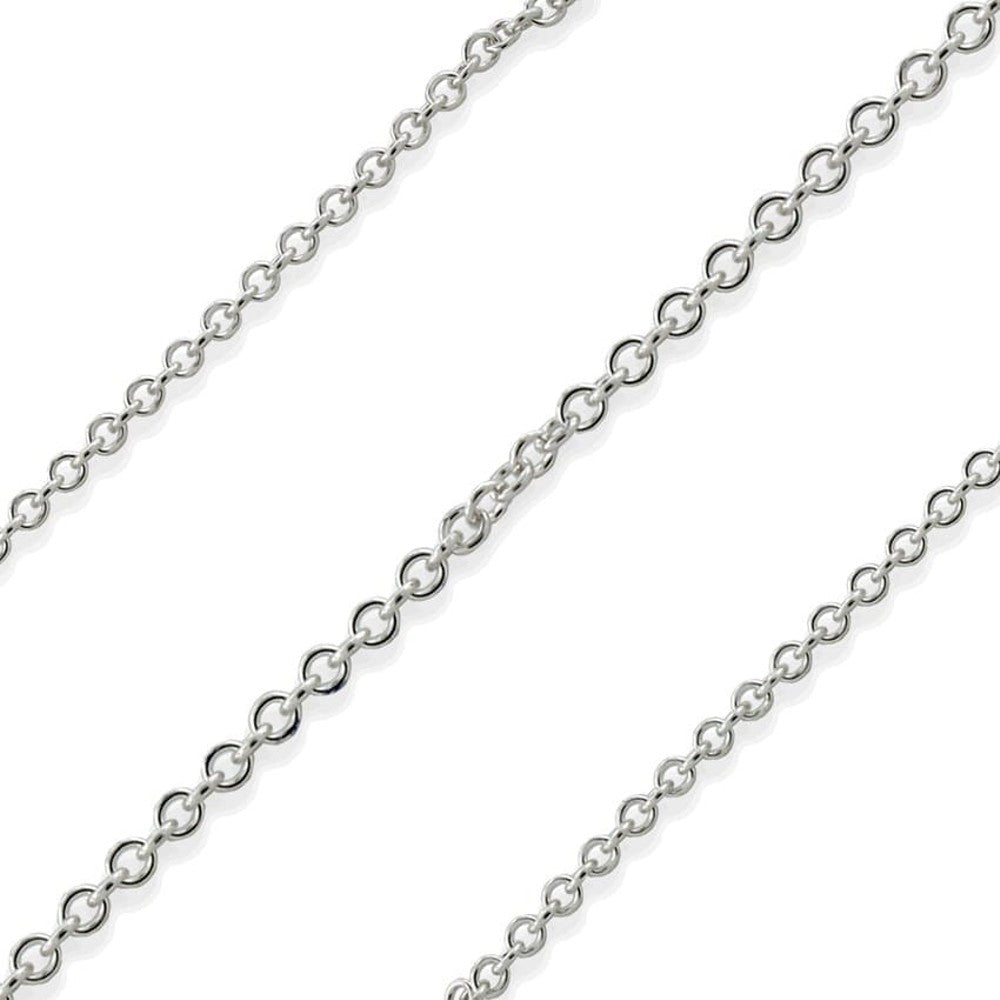 Italian Sterling Silver Necklace — 4 Chain Styles Necklaces - Tophatter Daily Deals