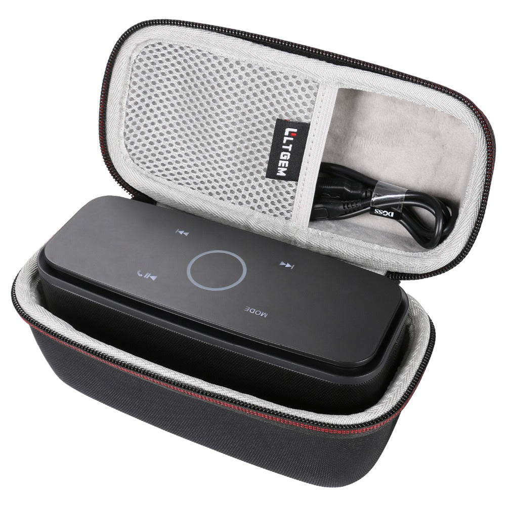 LTGEM Case for DOSS Touch Wireless Bluetooth V4.0 Portable Speaker with HD Sound and Bass-Fits Cable-Black - Tophatter Daily Deals