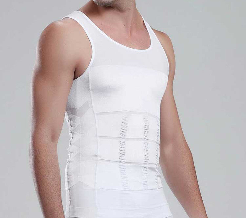 Slimming Body Shaper Under Shirt White Health & Wellness - Tophatter Daily Deals