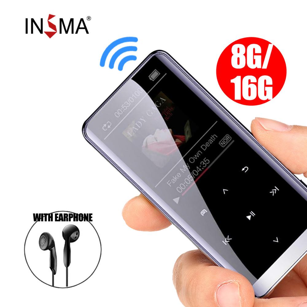 16GB bluetooth MP3 Player Earphones HiFi fm Radio mini USB mp3 Sports MP 4 HiFi Portable Music Players Voice Recording Recorder - Tophatter Daily Deals