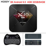 XGODY 2019 X10 Plus 6K Android 9.0 Smart TV Box Allwinner H6 Quad Core 4GB 32GB 64GB 2.4Ghz Wifi USB 3.0 H.265 Media Player Box - Tophatter Daily Deals