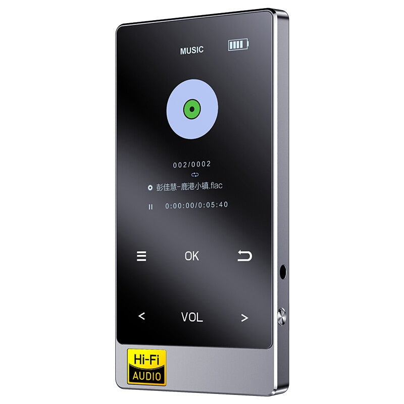 New Arrival Portable Bluetooth Mini MP3 HIFI Player lossless Music Player 2.4 inch Touch Screen Walkman Support OTG AIFF TF X3 - Tophatter Daily Deals