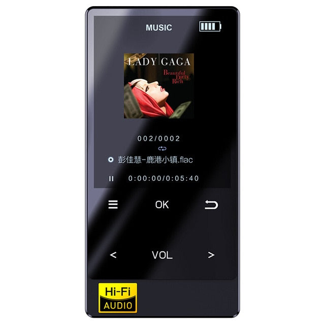 New Arrival Portable Bluetooth Mini MP3 HIFI Player lossless Music Player 2.4 inch Touch Screen Walkman Support OTG AIFF TF X3 With Blurtooth 8GB - Tophatter Daily Deals