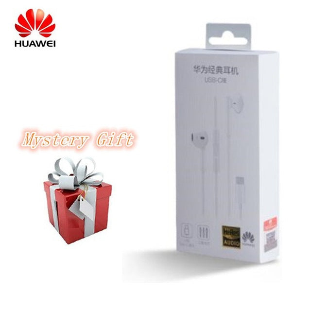 HUAWEI CM33 Type C Earphone with Mic Volume Control For Mate 10 Pro P20 Por P30 p30 Pro XIAOMI MI 9 8 7 6 6X MIX2 with gift - Tophatter Daily Deals