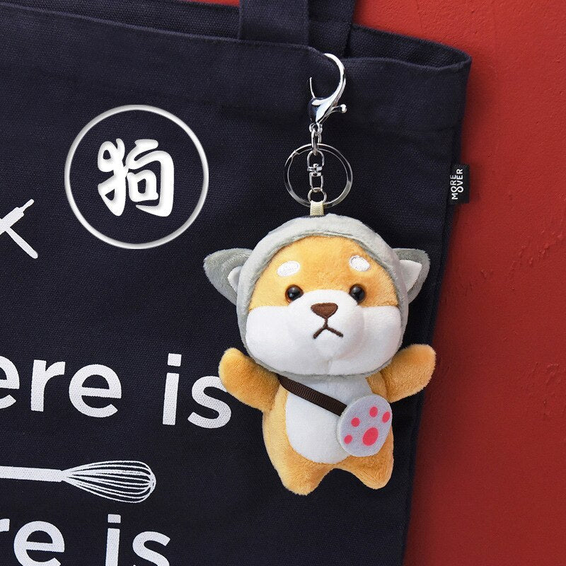 Corgi Shiba Inu Dog Puppy Plush Keychain Animals - Tophatter Daily Deals