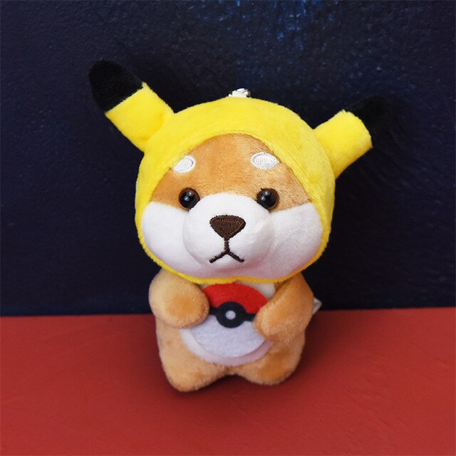 Corgi Shiba Inu Dog Puppy Plush Keychain Yellow Animals - Tophatter Daily Deals