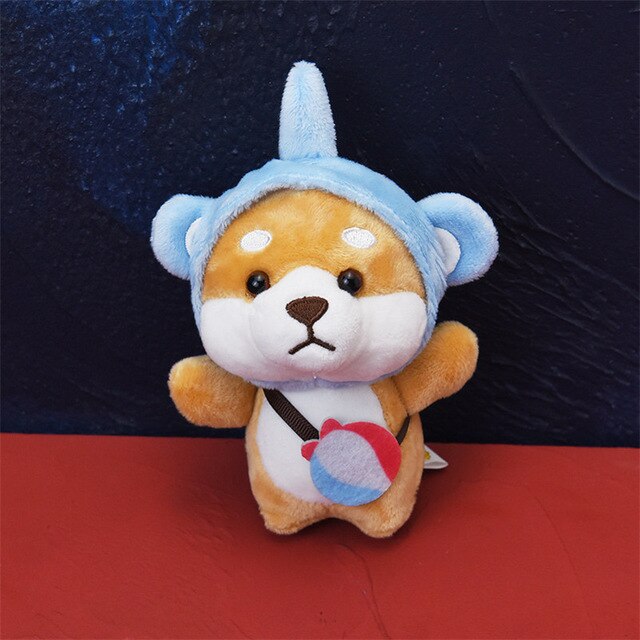 Corgi Shiba Inu Dog Puppy Plush Keychain Blue Animals - Tophatter Daily Deals