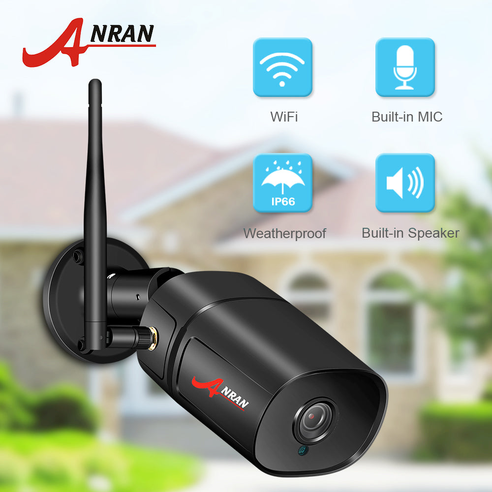 ANRAN 1080P IP Camera Wifi HD Outdoor Infrared Night Vision Security Camera Two Way Audio Wireless Video Surveillance Camera - Tophatter Daily Deals