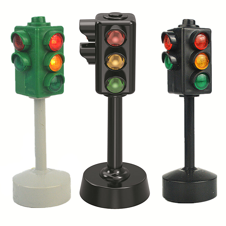 Mini Traffic Signs Road Light Block with Sound LED Children Safety Kids Educational Toys Perfect Gifts for Birthdays - Tophatter Daily Deals