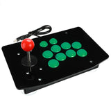 Arcade Joystick 10 Buttons USB Fighting Stick Joystick Gaming Controller Gamepad Video Game For PC Consoles Green - Tophatter Daily Deals