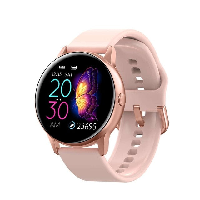 DT88 Smartwatch Pink-silicone strap - Tophatter Daily Deals
