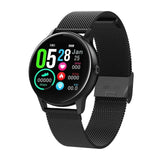 DT88 Smartwatch Black-steel strap - Tophatter Daily Deals