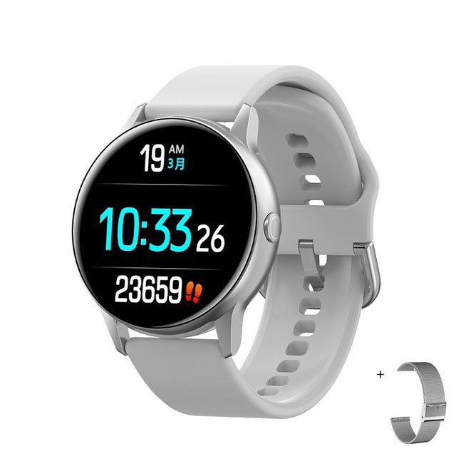 DT88 Smartwatch w add silver metal - Tophatter Daily Deals