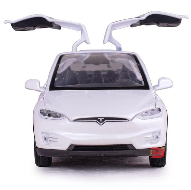 New 1:32 Tesla MODEL X Alloy Car Model Diecasts & Toy Vehicles Toy Cars Free Shipping Kid Toys For Children Gifts Boy Toy White - Tophatter Daily Deals