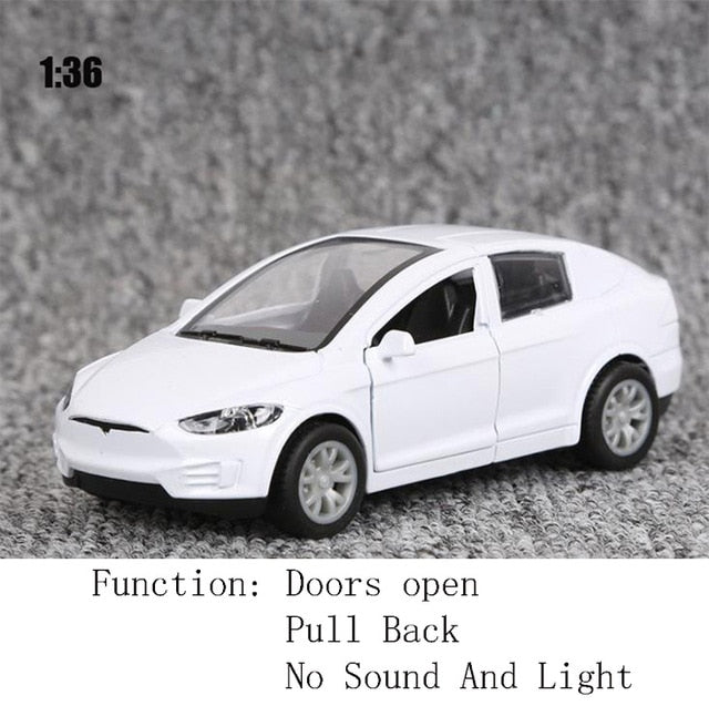 New 1:32 Tesla MODEL X Alloy Car Model Diecasts & Toy Vehicles Toy Cars Free Shipping Kid Toys For Children Gifts Boy Toy 136 White - Tophatter Daily Deals