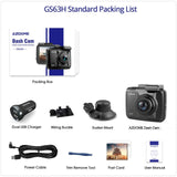 AZDOME Dash Cam GS63H 4K Built in GPS Speed Coordinates WiFi DVR Dual Lens Car Camera Dash Camera Night Vision Dashcam 24H Park GS63H-Standard-List - Tophatter Daily Deals