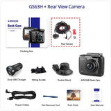 AZDOME Dash Cam GS63H 4K Built in GPS Speed Coordinates WiFi DVR Dual Lens Car Camera Dash Camera Night Vision Dashcam 24H Park GS63H-RVC - Tophatter Daily Deals