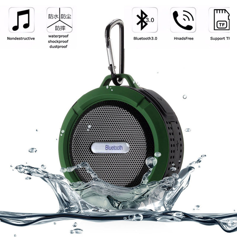 Portable Mini Bluetooth Speaker Waterproof Outdoor Shower sound box Wireless Car subwoofe Loudspeaker dustproof shock proof - Tophatter Daily Deals