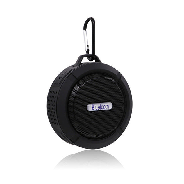 Portable Mini Bluetooth Speaker Waterproof Outdoor Shower sound box Wireless Car subwoofe Loudspeaker dustproof shock proof BLACK - Tophatter Daily Deals