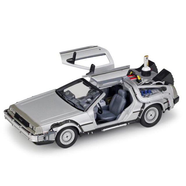 1/24 Scale Metal Alloy Car Diecast Model Part 1 2 3 Time Machine DeLorean DMC-12 Model Toy Back to the Future Fly version Part 2 PART 2 - Tophatter Daily Deals