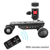 KINGJOY PPL-06SPRO Camera Slider Dolly Car Rail Systems Time Lapse Electric Motorized Dolly Car For Camera Phone Camcorder Dslr PPL-06S Pro - Tophatter Daily Deals
