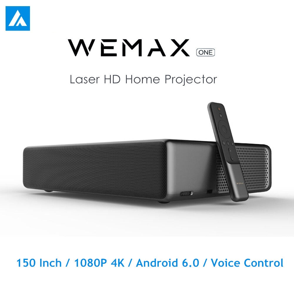 Original WEMAX ONE PRO Laser Projector 7000 Lumens 150'' 1080P FHD 4K Android 6.0 BT4.0 2.4/5GHz WiFi Home Theater - Tophatter Daily Deals