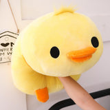 Laying Down Duck Cute Yellow Duck Plush Animals - Tophatter Daily Deals