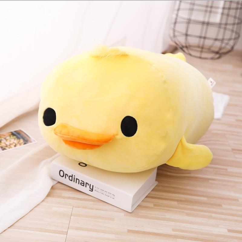Laying Down Duck Cute Yellow Duck Plush Yellow Animals - Tophatter Daily Deals