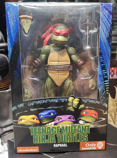 NECA Leonardo Donatello Michelangelo Raphael PVC Action Figure Toy 7 Inch with retail box 3 - Tophatter Daily Deals
